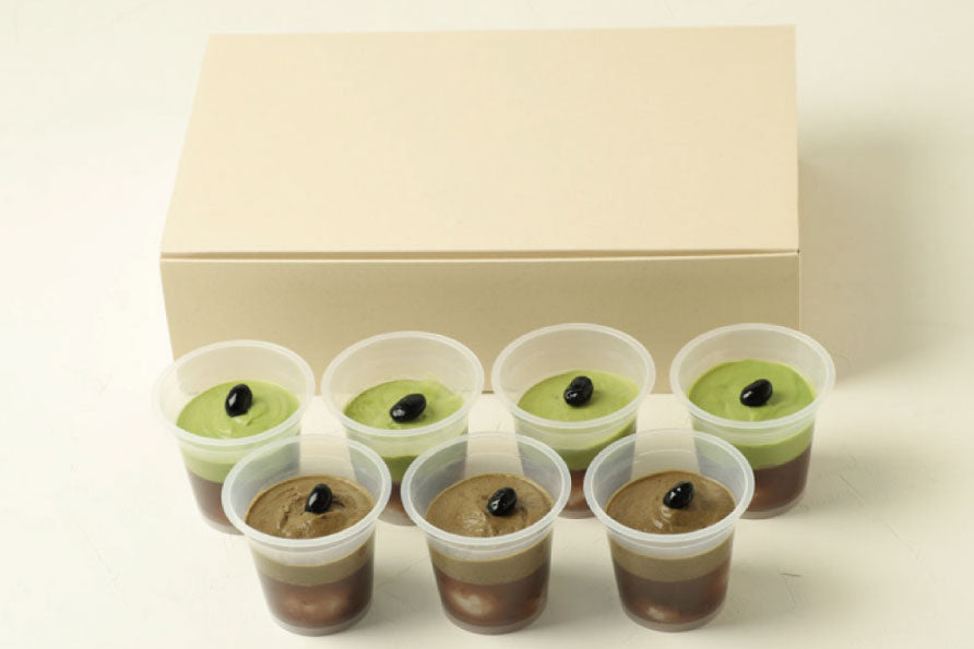 ふくや高倉中学校コラボスイーツ (抹茶&ほうじ茶)7個入セット 送料込み